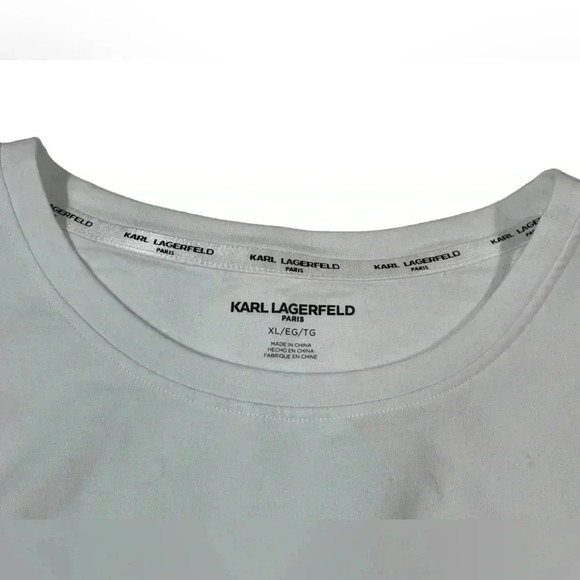 Karl Laferfeld  Iconic White Sweater Size XL - Picture 6 of 10